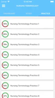 nursing terminology quiz iphone screenshot 3