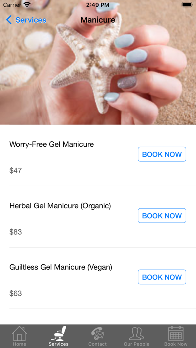 Guiltless Nail Spa Screenshot