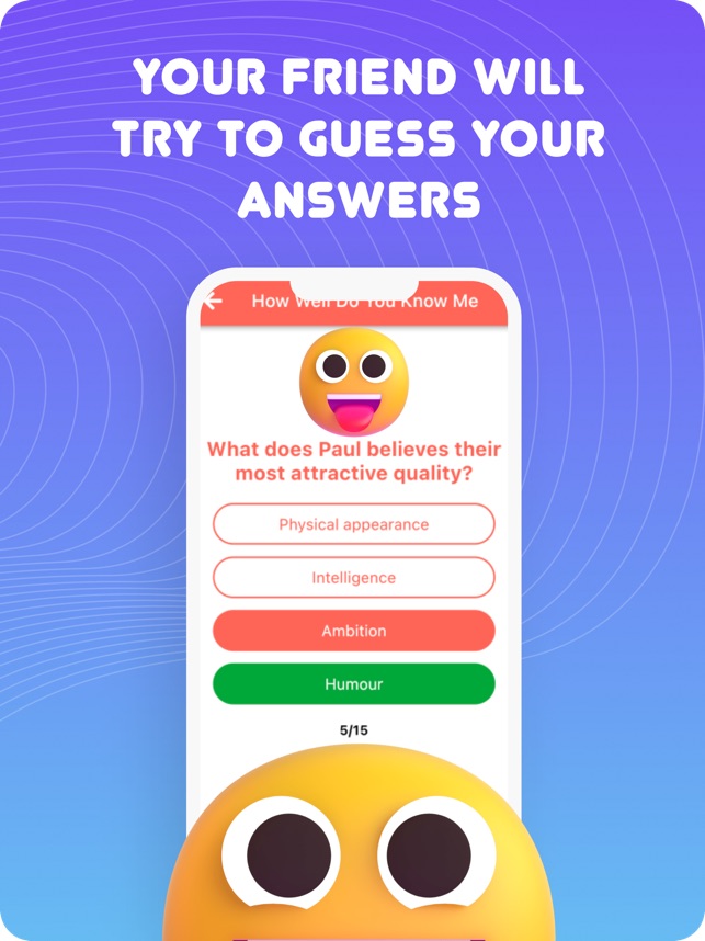 How Well Do You Know Me? on the App Store