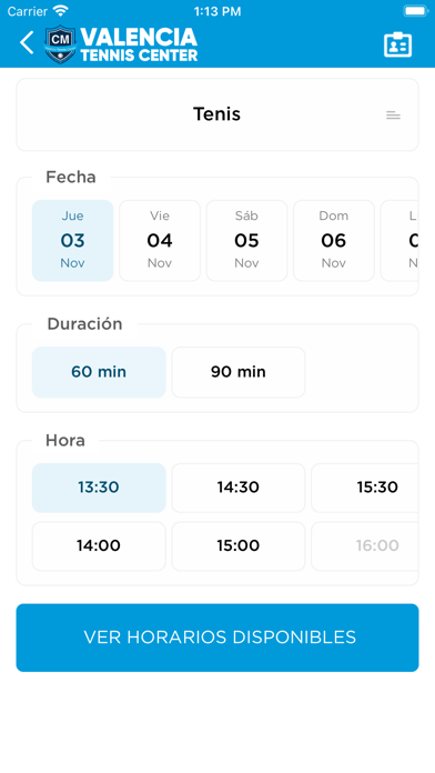 Valencia Tennis Center Screenshot