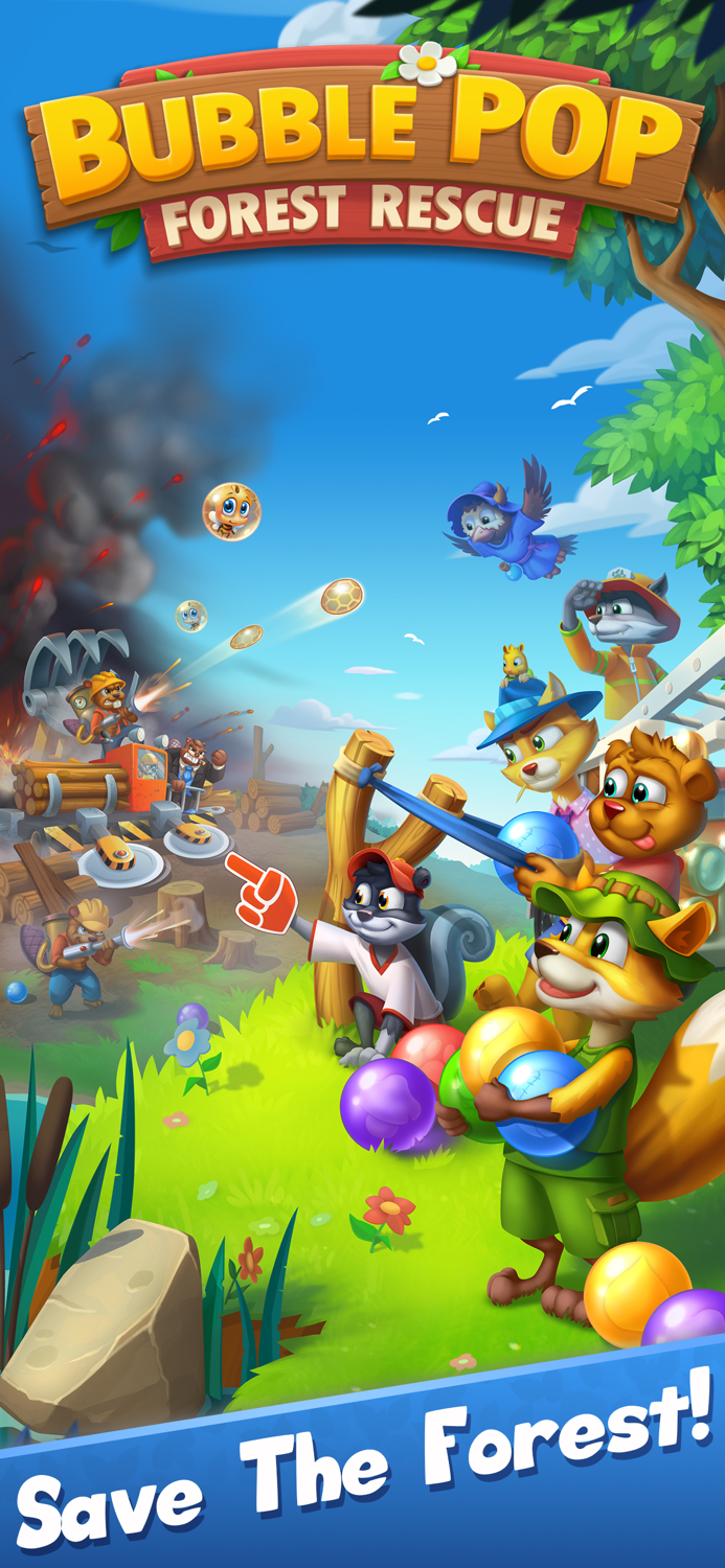 Forest Rescue Bubble POP 2