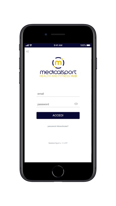 Medical Sport App Screenshot