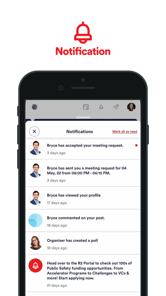 #3. R2 Connect – by the R2 Network (iOS) Με: Hubilo Softech Private Limited