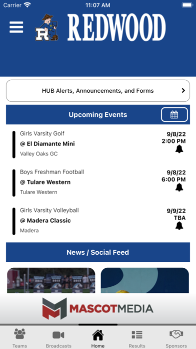 Redwood Rangers Athletics Screenshot