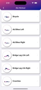 Abs Workout - Home Fitness App screenshot #2 for iPhone