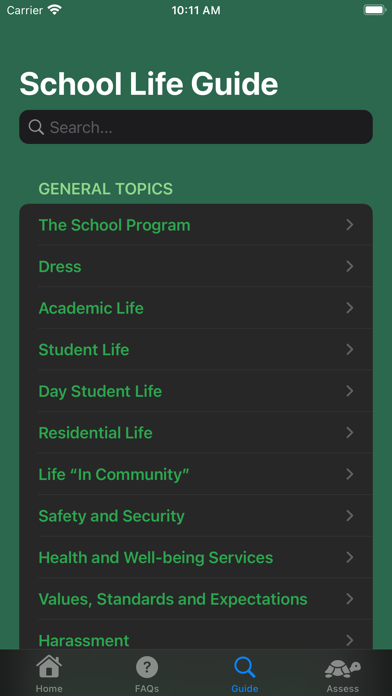 School Life Guide Screenshot