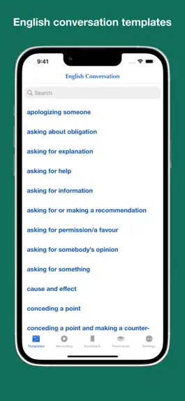 Game screenshot English Conversation Templates mod apk