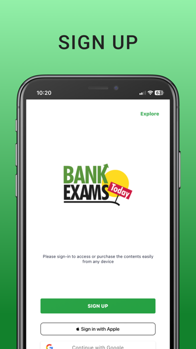 Bank Exams Today Screenshot