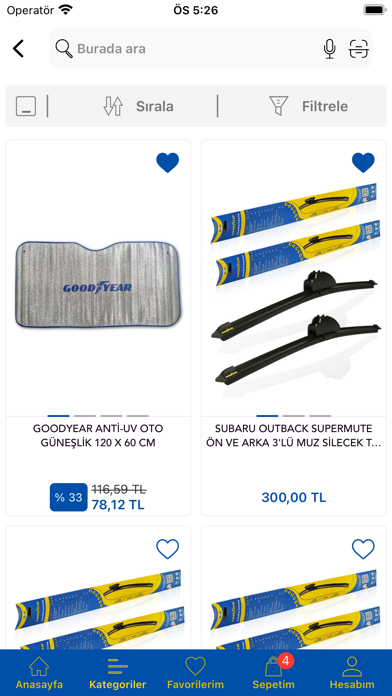 Goodyear Oto Aksesuar Screenshot