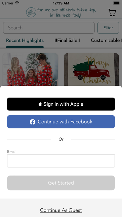 G&H Family Boutique Screenshot