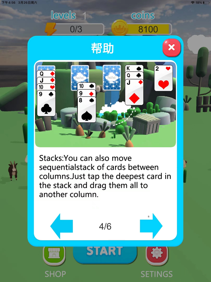 Solitaire 3D Cute Animals