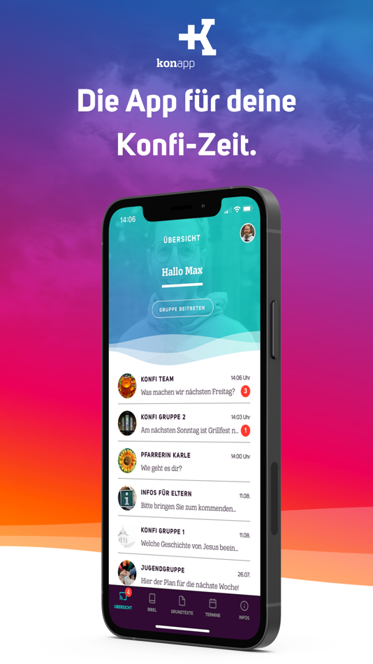 #1. KonApp - Die App für Konfis (iOS) By: Deutsche Bibelgesellschaft