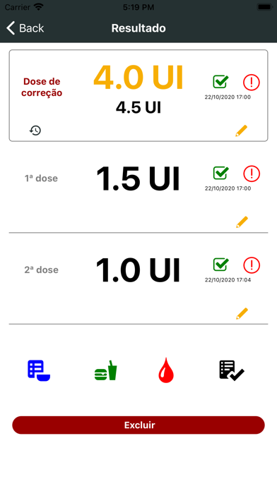 Insulin Calculator Screenshot