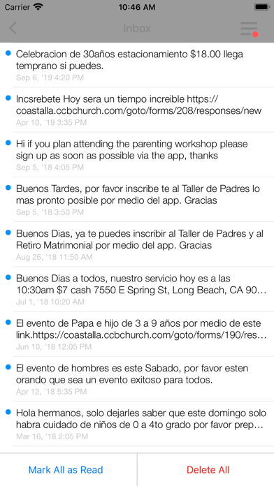 Ministerio Latino Americano Screenshot