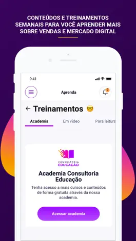 Game screenshot Consultoria Educação apk