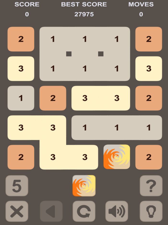 Numbers Puzzle. Get 10