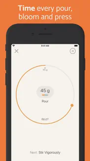 brew timer - coffee recipes iphone resimleri 1