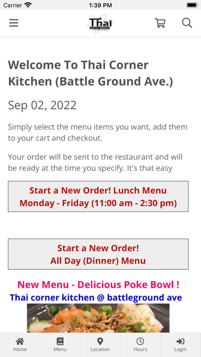 Thai Corner Kitchen Screenshot