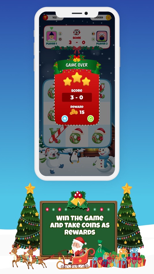 #5. Tic Tac Toe: The X-Mas (iOS) 由: ASCENDTIS IT SOLUTIONS LLP