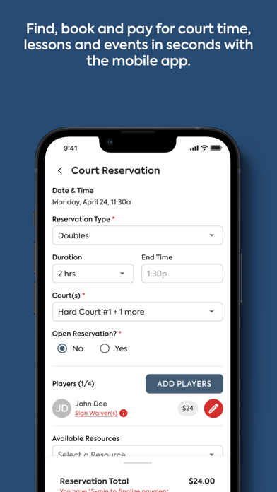Wave Pickleball & Tennis Club Screenshot