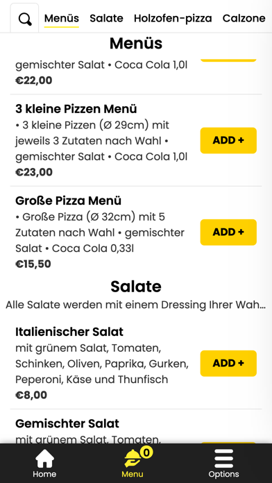 Miami Pizza Reilingen Screenshot