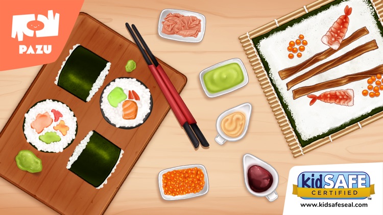 Sushi Maker Kids Cooking Games screenshot-3