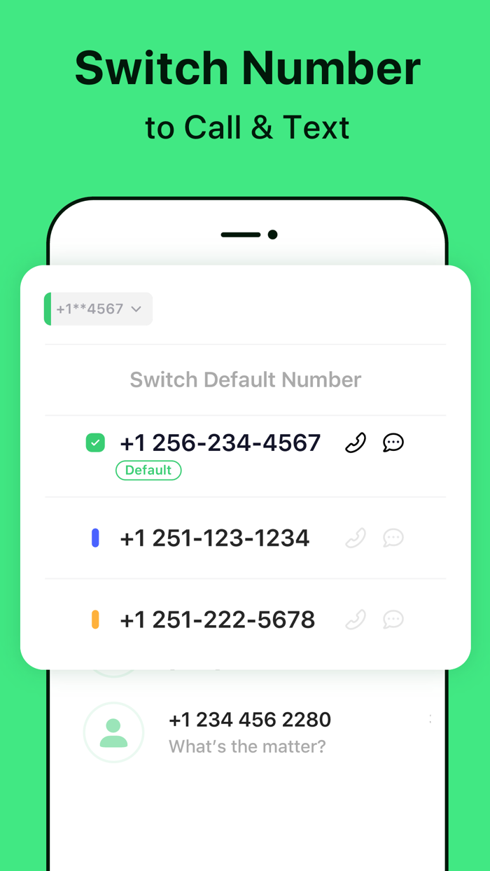 Dual - Second Phone Number App
