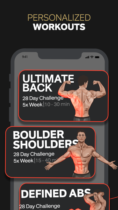 Muscle Man Home & Gym Workout Screenshot