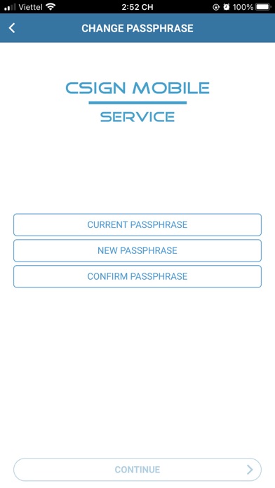 C.SIGN Screenshot