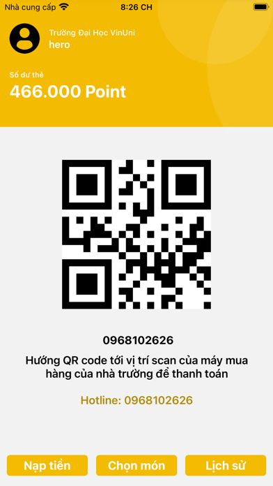 VinUni FoodCourt Screenshot