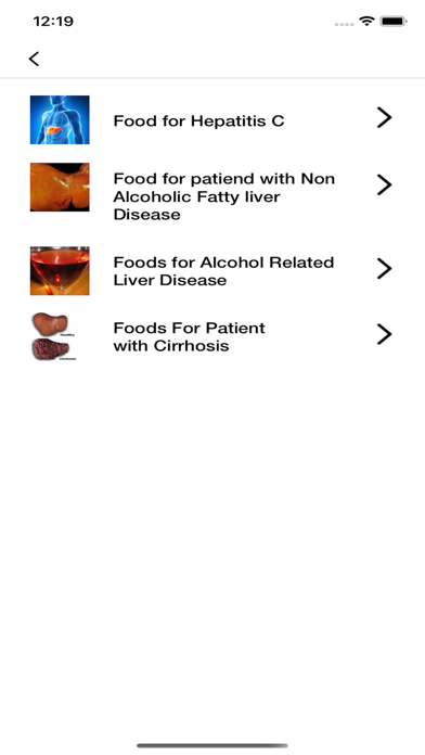 Liver Nutrition Screenshot