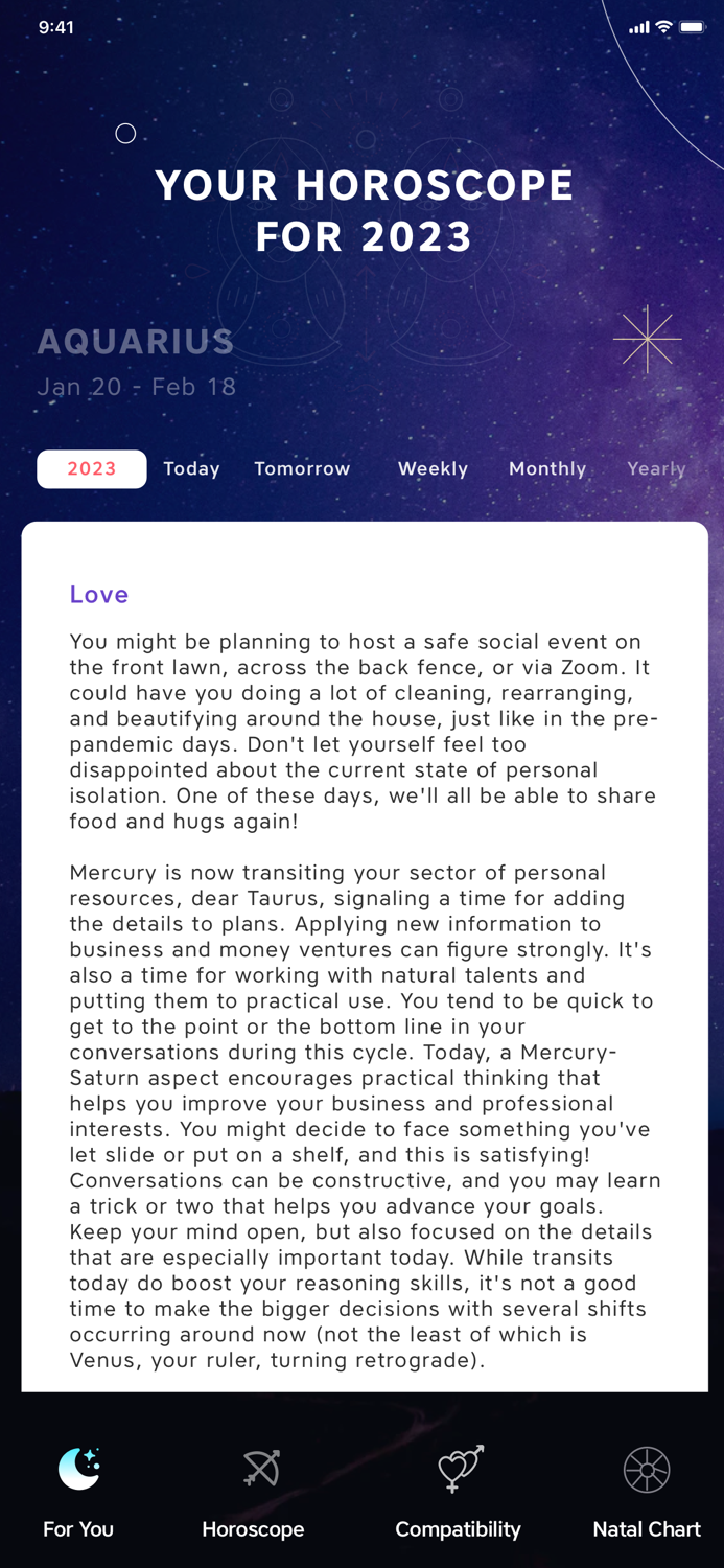 Future Horoscope and Astrology