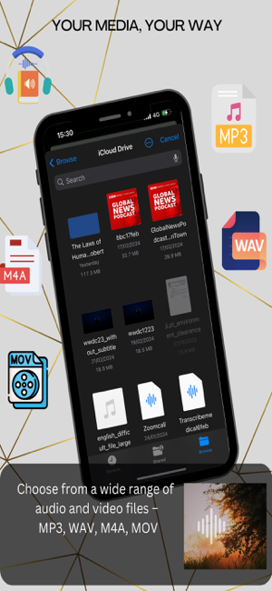 AI Transcribe  Audio, Video Screenshot