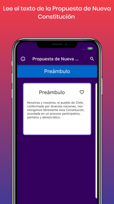 Descubre la Nueva Constitución Screenshot