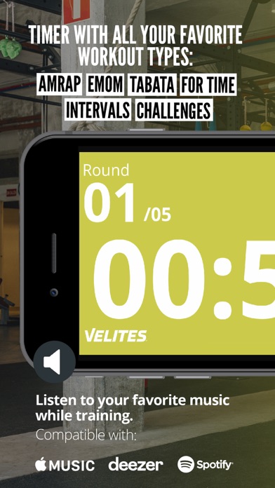 Velites WOD Training Screenshot