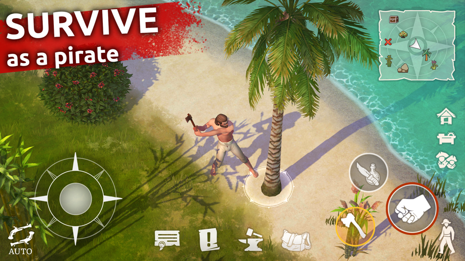 #3. Mutiny: Pirate Survival RPG (iOS) Bởi: Helio Games