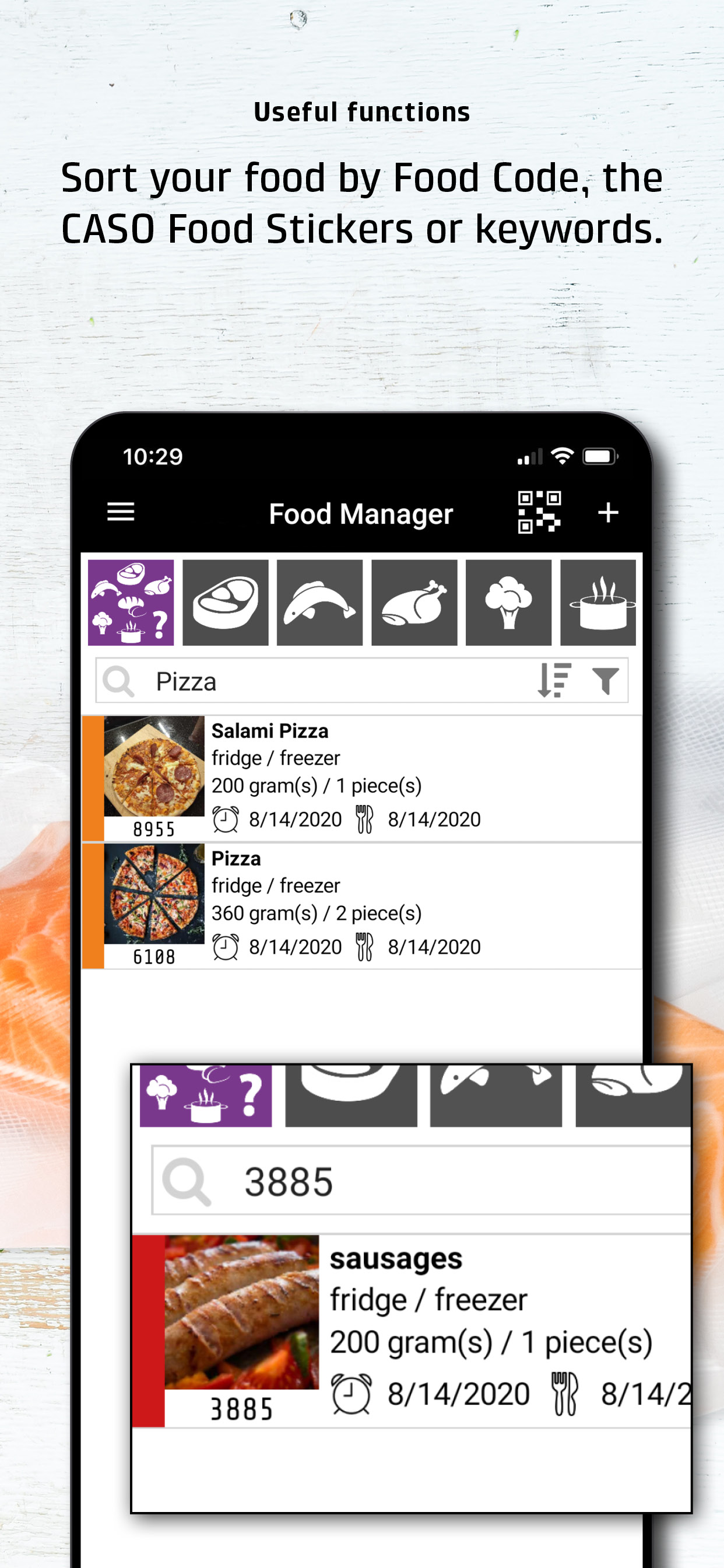 CASO Food Manager