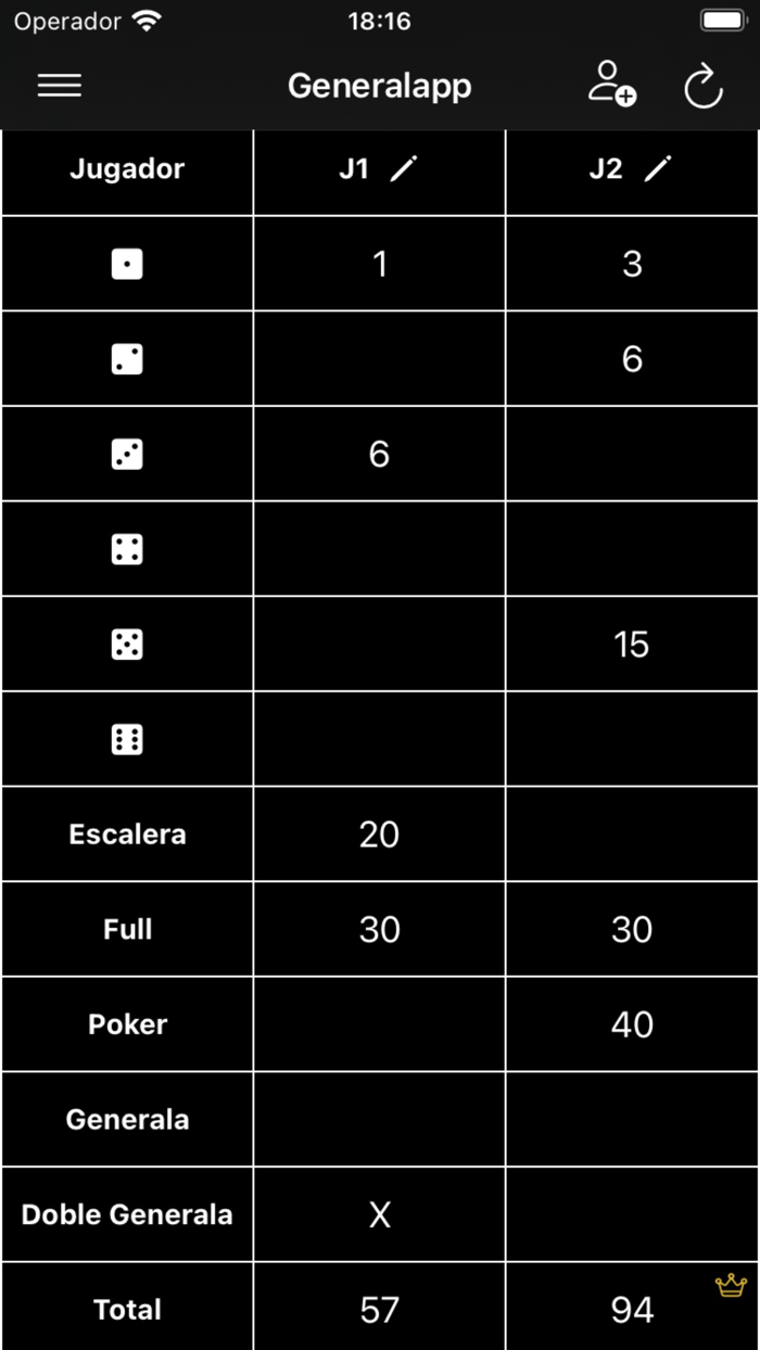 Generalapp Anotador Generala