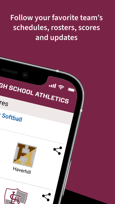 Lowell High School Athletics Screenshot