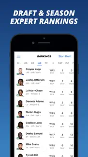 fantasy rankings & stats iphone screenshot 3