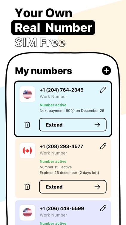 Text ON: Call Now Second Phone screenshot-5