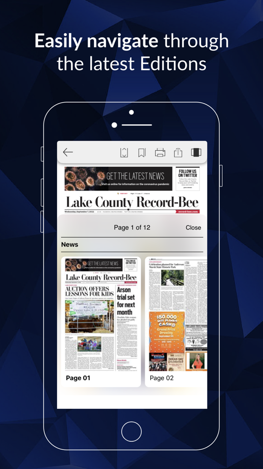 #2. Record-Bee e-edition (iOS) 由: MediaNews Group