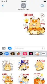 little mizu fox stickers iphone screenshot 2