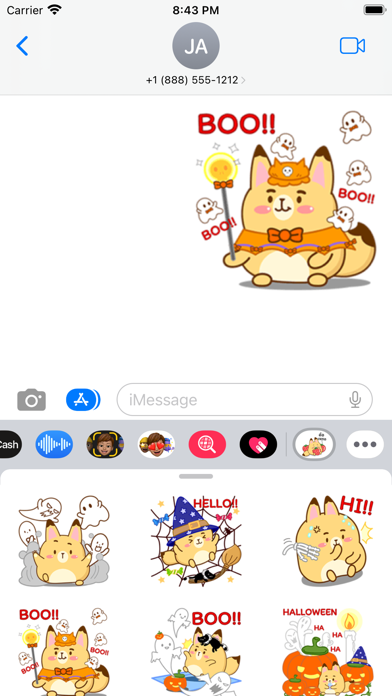 Screenshot #2 pour Little Mizu Fox Stickers