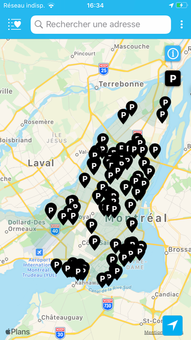 Screenshot #1 pour INFO-Neige MTL