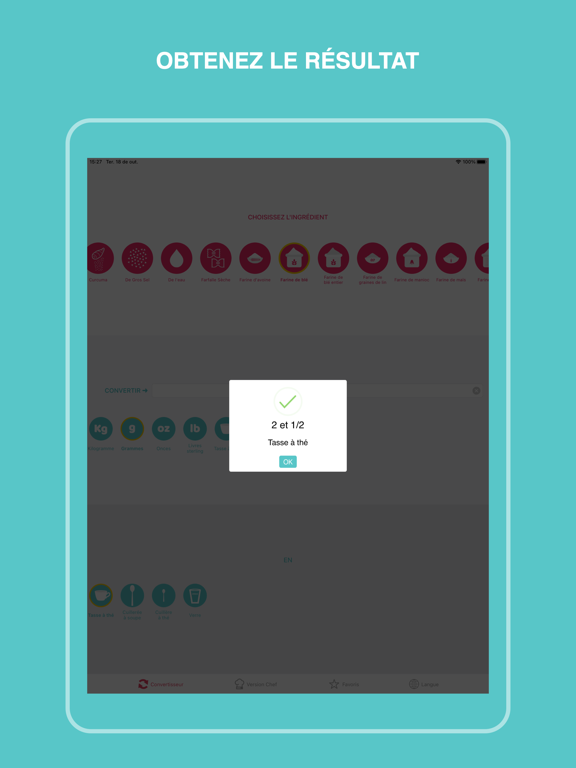 Screenshot #5 pour KitCon Convertisseur Culinaire
