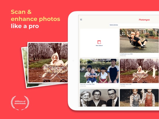Fotoscanner Plus iPad app afbeelding 1