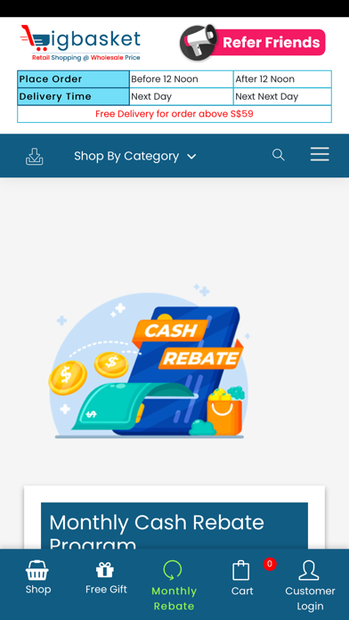 BigBasket Singapore Screenshot