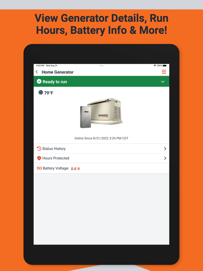 Mobile Link for Generators