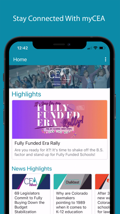 myCEA Screenshot 1 - AppWisp.com